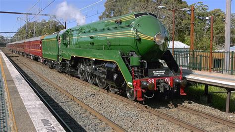 Steam Locomotive 3801 The Newcastle Flyer October 2022 Youtube