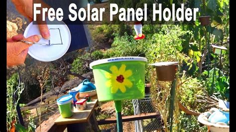 Solar panels have an efficiency rating, with a 0.5 to 1% drop every year. DIY Solar Water Fountain Birdbath Panel HOLDER Make Free Stand for Garde... in 2020 | Diy solar ...