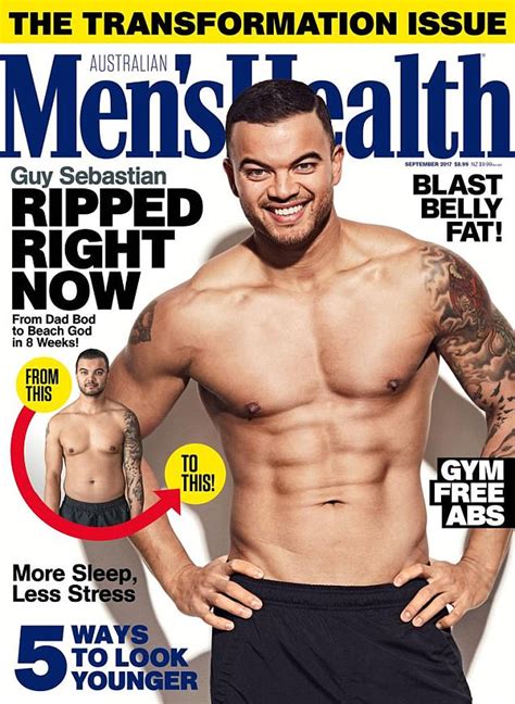 Guy Sebastian Reveals Mens Health Body Transformation Daily Mail Online
