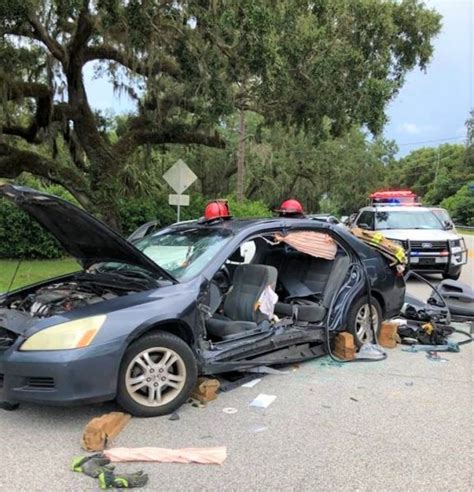 Victim Extricated From Car After Labor Day Crash In Fruitland Park Villages
