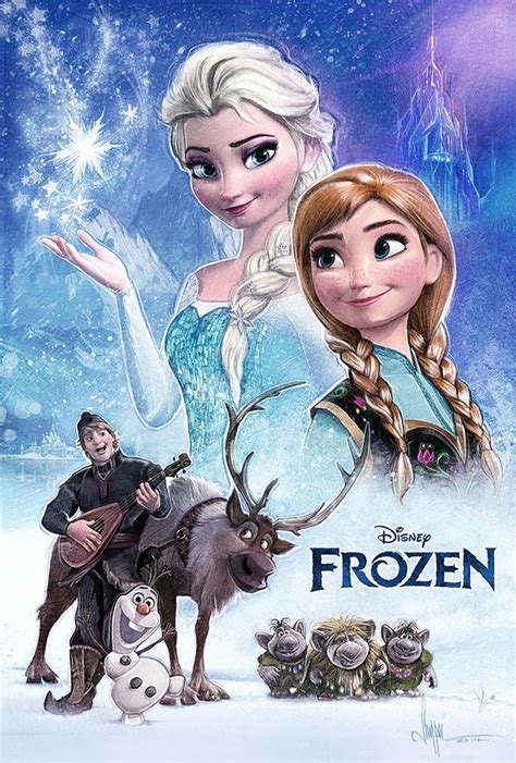 Frozen Poster By Paul Shipper Elsa And Anna Photo 37820239 Fanpop