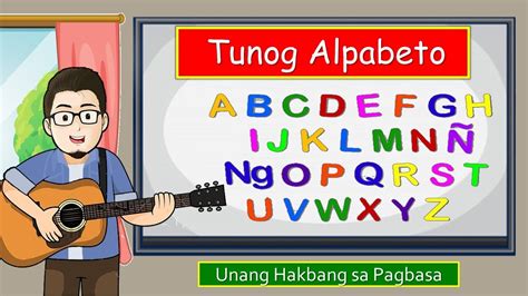 Tunog Ng Alpabeto Letter Sounds Song Unang Hakbang Sa Pagbasa