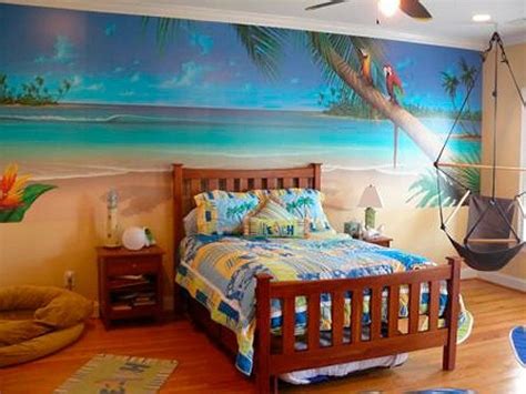 Ocean inspired kids rooms interiors. Tropical Theme Bedroom Decorating Ideas