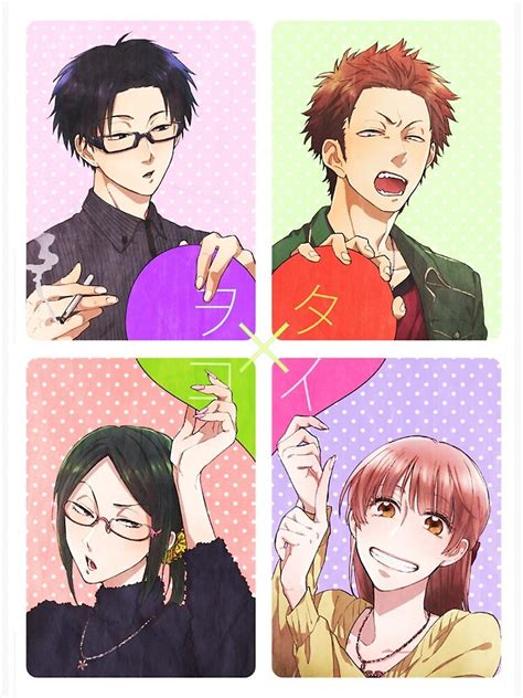 Wotakoi Love Is Hard For Otaku Kabakura Hanako Hirotaka And Narumi