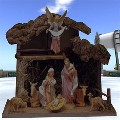 Second Life Marketplace Nativity Scene 2d Cutout