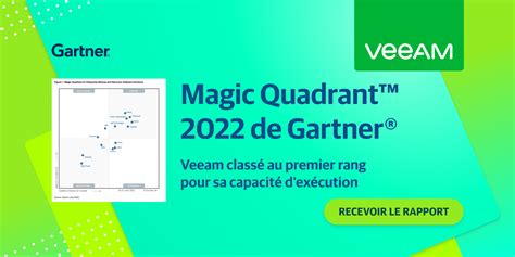 Magic Quadrant De Gartner Veeam Nomm Leader Pour La E Fois