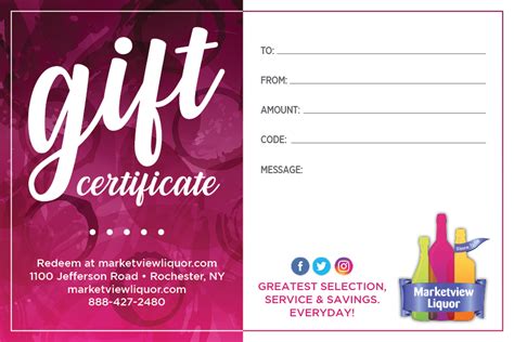 Maybe you would like to learn more about one of these? Wine & Liquor Online Gift Cards | Marketview Liquor