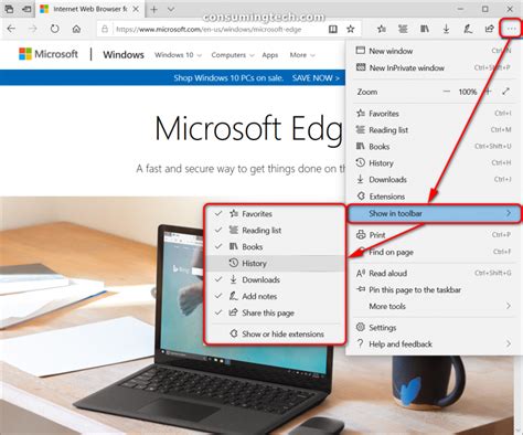 Add Or Remove Icons In Microsoft Edge Toolbar In Windows Tutorials Vrogue Co