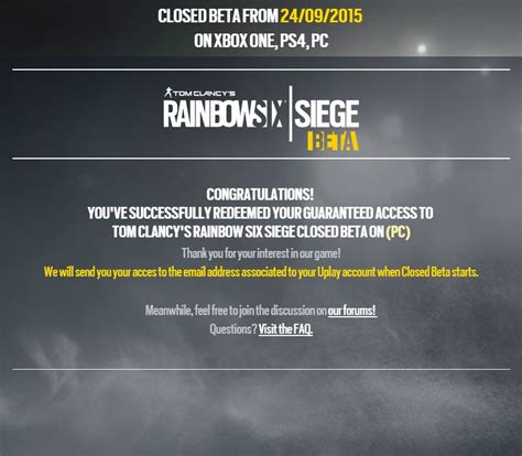 Rainbow 6 Siege Get Your Closed Beta Key Now Pc Game Haven