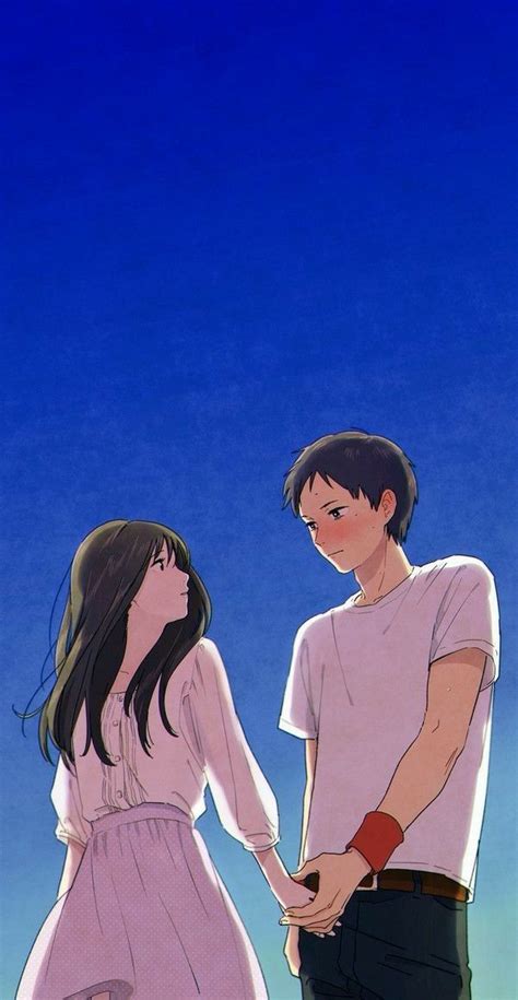 Romantic Anime Holding Hands Wallpaper Anime Wallpaper Hd