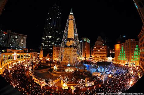 Wintertime Musts In Indiana The Lighting Of The Christmas Tree