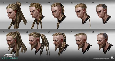 There are many ways to customize eivor in ac valhalla. Eivor Hairstyles Art - Assassin's Creed Valhalla Art ...