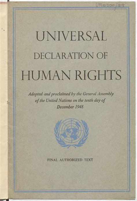 Universal Declaration Of Human Rights Udhr Red Yellow Blue Ryb