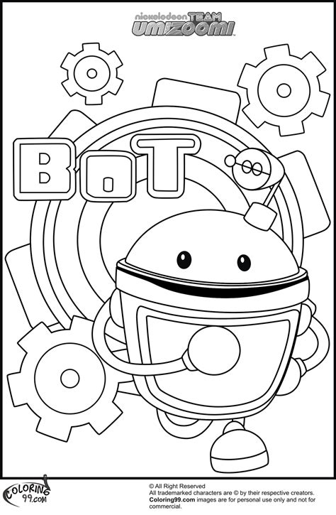 Team Umizoomi Coloring Pages | Team colors