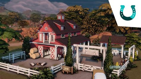 Red Barn The Sims 4 Horse Ranch Expansion Pack Youtube