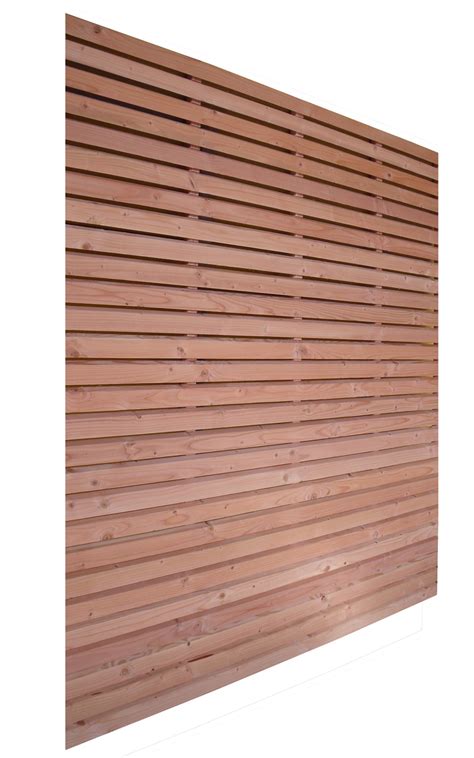 Bardage claire voie red cedar horizontal 18 x 70 mm en vente. Bardage en bois essence Douglas spécial façade