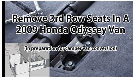 How to remove 3rd row rear seats from Honda Odyssey - YouTube