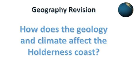 Holderness Coast Climate And Geology Coastal Erosion Youtube