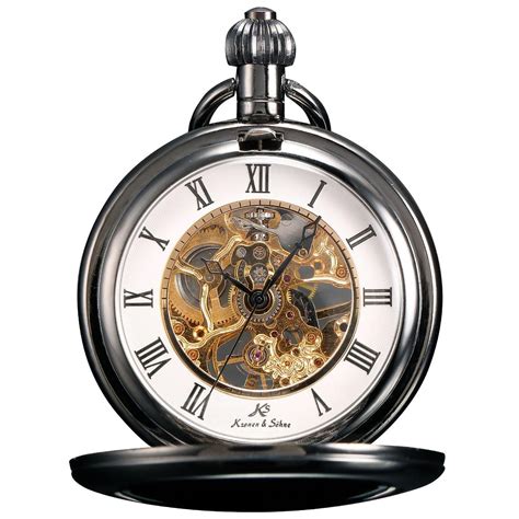 Auktion vom 29.01.2018, auktionslos nr 6110, preis 300 €. Kronen & Söhne klassische Taschenuhr mit edler Geschenkbox - Herrenuhren - Armbanduhren für Männer