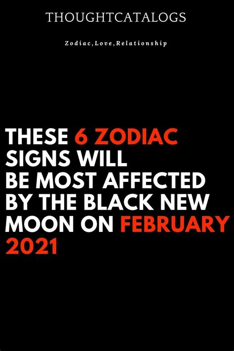 These 6 Zodiac Signs Will Be Most Affected By The Black New Moon On