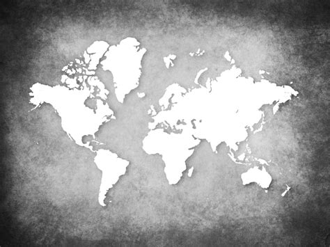 World Map On Wall Backgrounds Business Design Educational