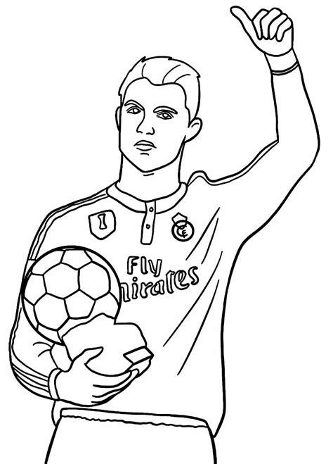 Desenhos De Cristiano Ronaldo Para Colorir Bora Colorir
