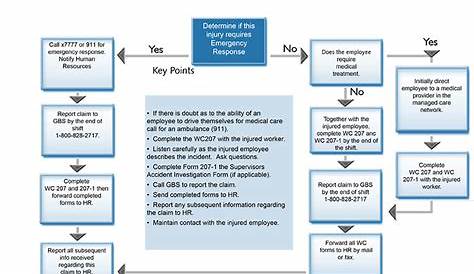 workers compensation flow chart