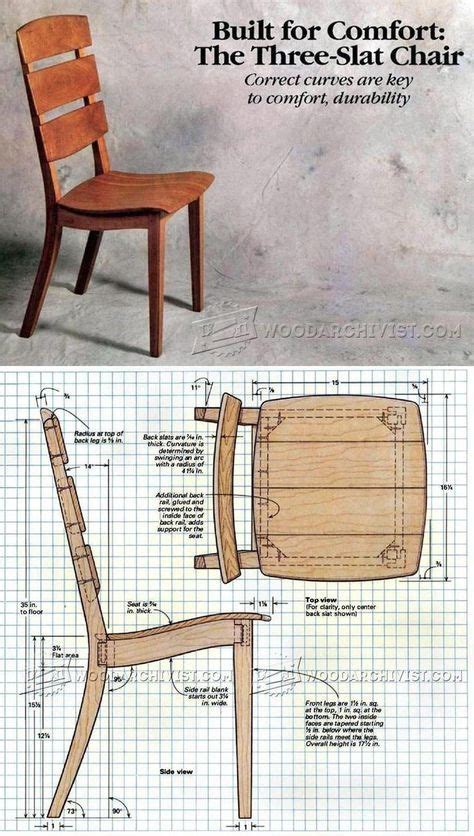 The Three Slat Chair Plans Furniture Plans And Projects