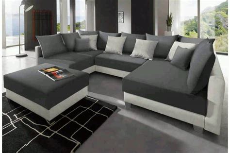 Anstatt dich mit einem schmalen sofa oder einem sessel zu begnügen, entscheide dich für eine ganze wohnlandschaft. Große Wohnlandschaft U-Form inkl. Hocker - Polster, Sessel ...