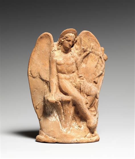Terracotta Eros Greek Probably Attic Late Classical The Metropolitan Museum Of Art