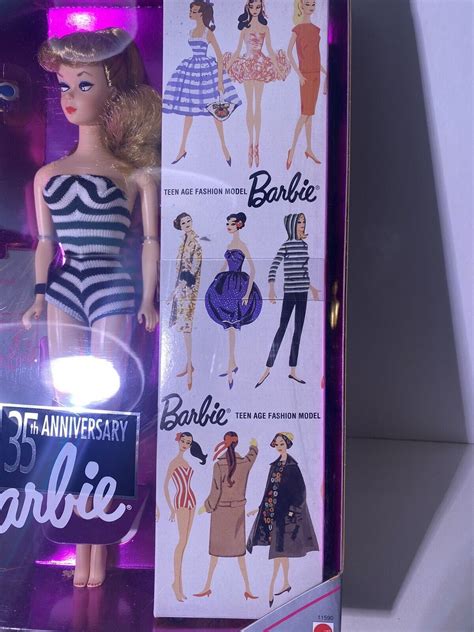 35th Anniversary Barbie 1959 Special Edition Reproduction 1993 Mattel Doll Nib Ebay