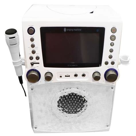 Singing Machine Classic Bluetooth Karaoke System With Microphone