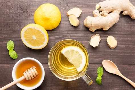 Lemon Ginger Detox Tea Fittyfoodies