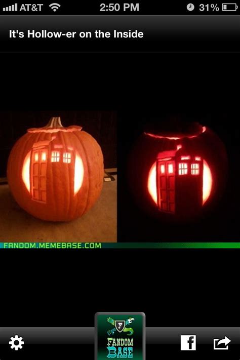 Tardis Tardis Pumpkin Carving Doctor Who Nerdy Emily Fandoms