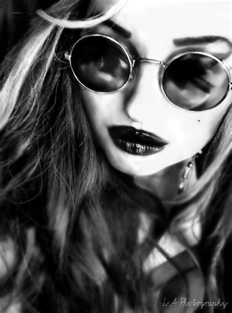 Sunglasses Dark Gothic Fashion 90s 60scool Retro Black
