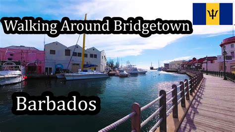 4k barbados 2017 walking around bridgetown marina october youtube