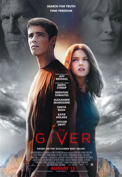 It extends way beyond the halls of the theater because this film gives us valuable life lessons. The Giver | On DVD | Movie Synopsis and info