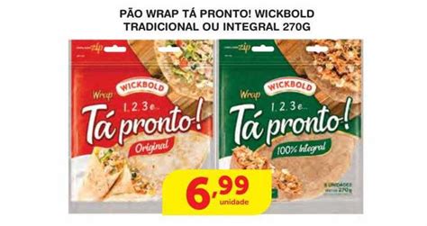 Oferta Wrap Tá Pronto Wickbold Original Na Nacional