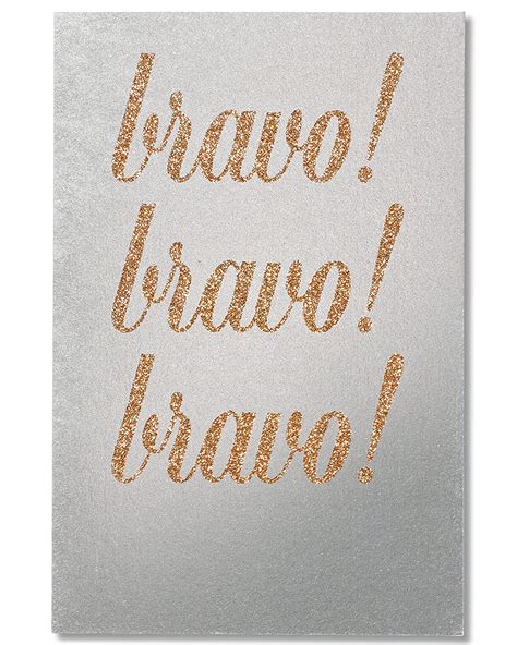 American Greetings Bravo Congratulations Card With Glitter American