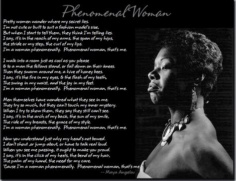 Quotes By Maya Angelou Phenomenal Woman The Quotes