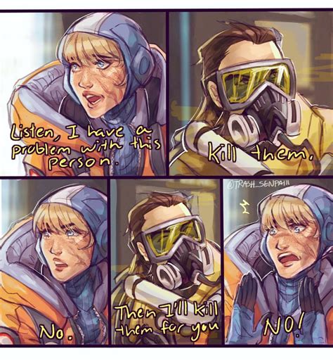 Wattson And Caustic APEX LEGENDS Legend Titanfall Comics