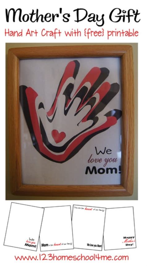 10 mother's day crafts for preschoolers. Mother's Day Handprint Crafts for Kids