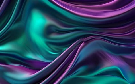 Premium Ai Image A Beautiful Purple And Teal Fabric With A Soft