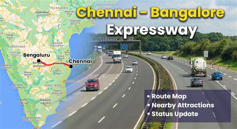 Chennai Bangalore Expressway Distance Map Route Toll Rates And More