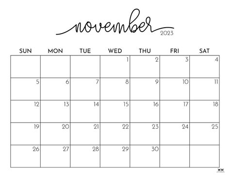 Calendar 2023 November Printable Get Calendar 2023 Update