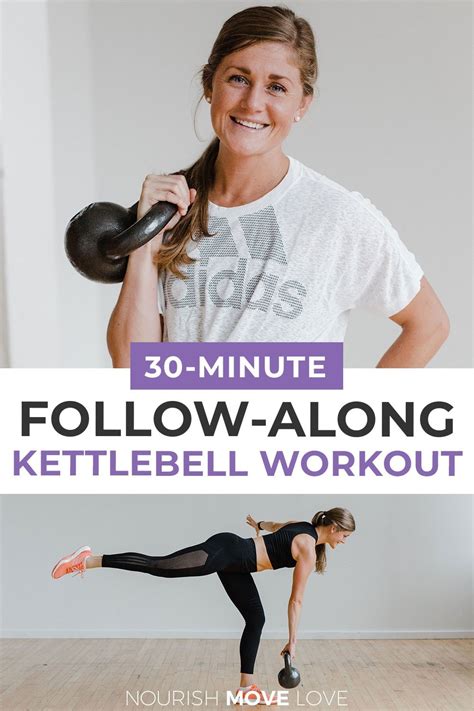 30 Minute Kettlebell Leg Workout Video Nourish Move Love