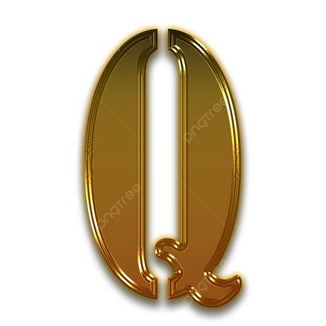 Letter Q Png Picture Letter Q Gold Effect Graphics Png Text Effect