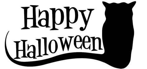 Happy Halloween Silhouette Clip Art at Clker.com - vector clip art