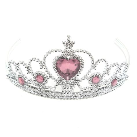 Children Princess Crystal Heart Tiara Crown Hair Accessory