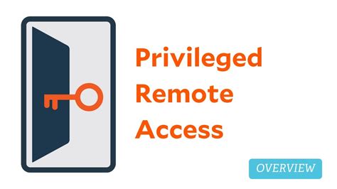 Privileged Remote Access Overview Youtube